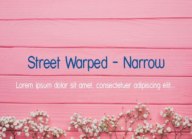 Street Warped - Narrow example